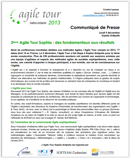 Agile tour agilitech