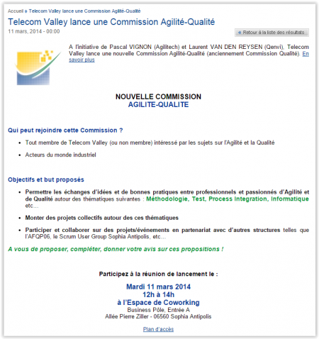 Agilitech membre commission agile sophia telecom valley